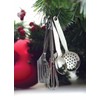 Norpro 3090D Ornamnt Mini Cooking Serving Utensils and Whisk Set