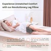 Cooling Knee Pillow for Side Sleepers w/ Strap & 2