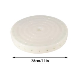 LED Lighted Swing, Ourdoor Garden Swing Seat, Climbing Rope with Round Swing Seat Set, Backyard Light Swing for Children(White)