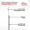 OTTO HERDER EXCAVATOR Nail Lifter Double Instrument Rustproof 17 cm