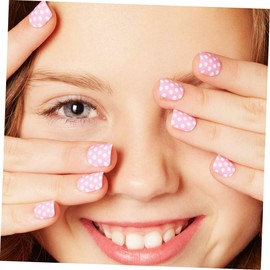 Mikinona 36pcs Nail Art Stencils Stickers Girls French Tips Patterns Decals Vinyl Sheets Strong Adhesion for Easy Application Removal for Manicure Nail Craft