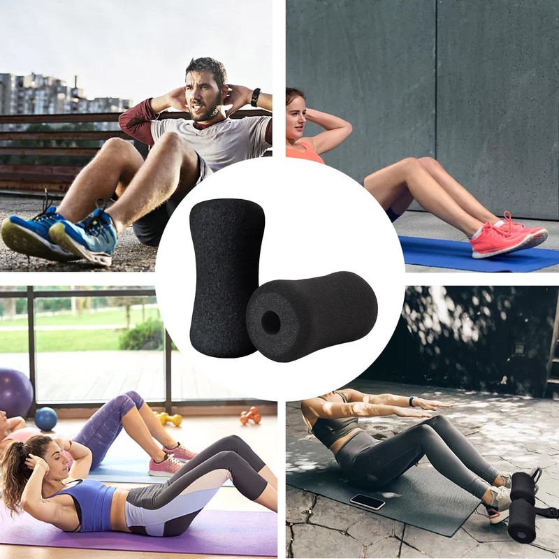 Gym Roller Foam, Set of 4 Portable Barbell Pad Tube