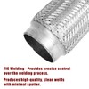 MXA 3" Flex Exhaust Pipe,3 inch Flexible Pipe,Exhaust Mid Pipe