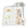 Cartoon Bamboo Toddler Plate Lovely Divided Bamboo Kids Dinnerware Set