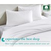 Saferay Green 3 Piece Cotton Duvet Cover Set 120"X120"- Cooling