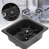 Matte Black Stainless Steel Automatic Cup Rinser Washer Cleaner for