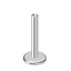 NewkeepsR 16G×8mm Threadless Flat Back Labret Stud Post Replacement, Implant