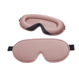Generic Sleep, Upgraded Eye Memory Foam,Sleep 3D Eye, Snug and Comfortable with Adjustable Strap, Breathable and Soft for Sleeping, Yoga, Traveling (Rose Gold)