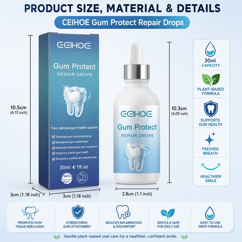 Oral Care Drops for Fresh Breath – Gentle Mouth Rinse