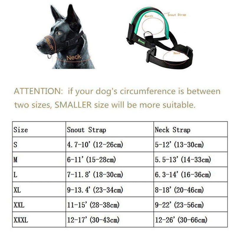 Lepark Head Strap Dog Muzzle Prevent from Taking Off by