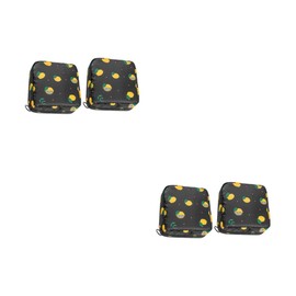 Ipetboom 2sets Portable Period Pouch for Women Chic Storage Handbags for Sanitary Napkins Coins Cards Multi Purpose Convenient Stylish Female Accessory for Travel and Daily Use 2pcs*2