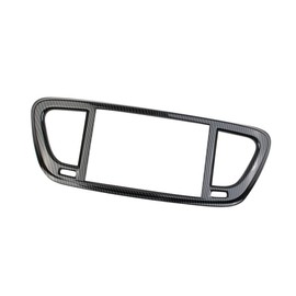 Korlot Carbon Fiber Center Console Air Vent Navigation Panel Cover Trim for Chrysler Pacifica 2021-2025