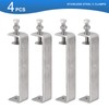 Awclub 4 Pack 304 Stainless Steel C Clamps with 130mm/5.12"