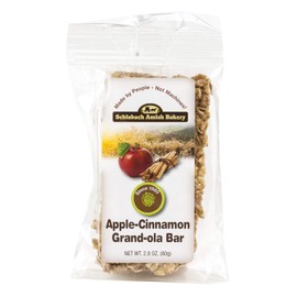 Schlabach Amish Bakery Soft & Chewy Grand-Ola Granola Bars, Case Pack of 12/2.8 oz. Bars (Apple Cinnamon)