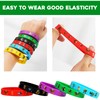 LCKYPOWTHY 24 Pieces Italian Brainrot Rubber Bracelets Silicone Stretch Wristbands