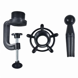 DT CHERYL Mannequin Head Stand, 1 Pack Cosmetology Manikin Stand Mannequin Head Holder Clamp Black Wig Stand Holder