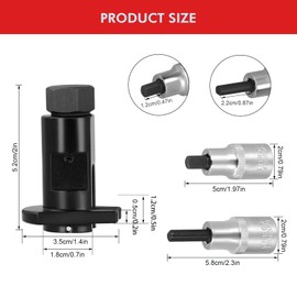 Hydraulic Shock Absorber Removal Tool, Strut Leg Pry Socket Strut Nut Tool, Suspension Strut Spreader Tool Universal Car Strut Shock Absorber Removal Tools For Car, 3pcs