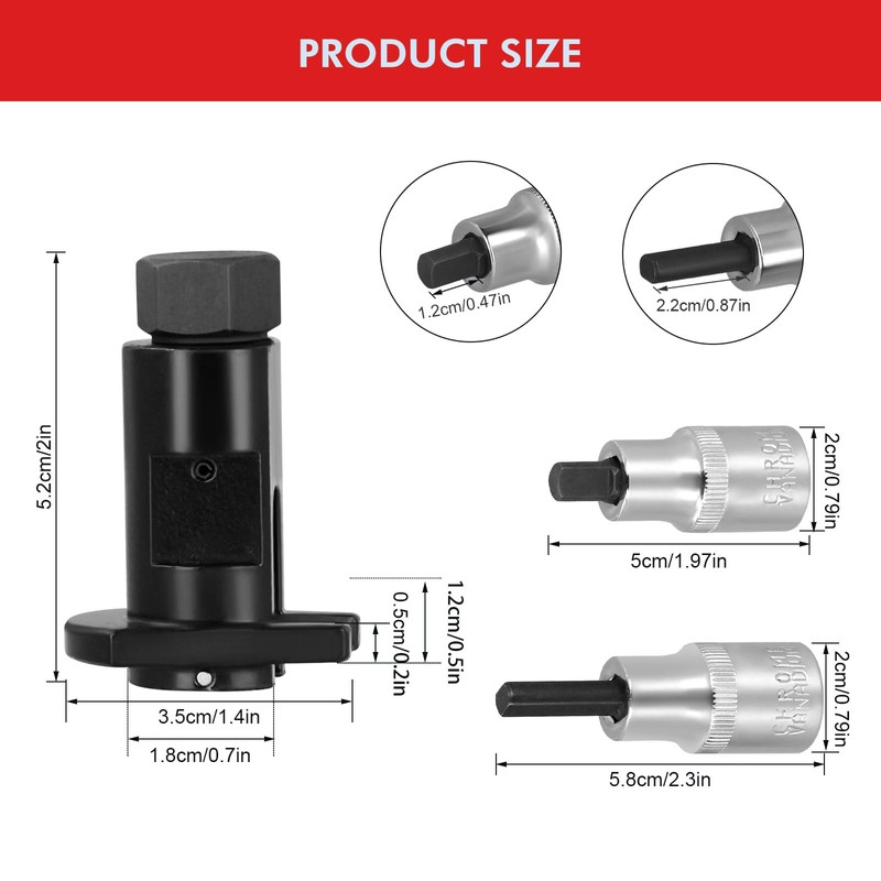 Hydraulic Shock Absorber Removal Tool, Strut Leg Pry Socket Strut