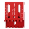 Woodworking Mini Gaps Gauge Aluminum Alloy Depth Measuring Sawtooth Ruler