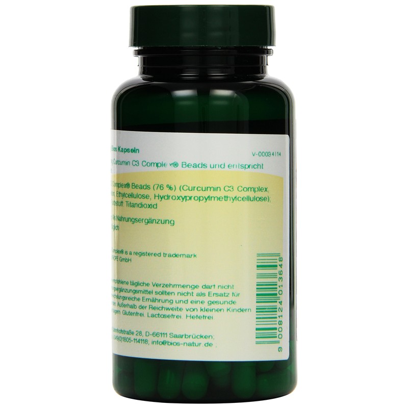 Bios Curcuma 200 mg 100 Capsules Pack of 1 x