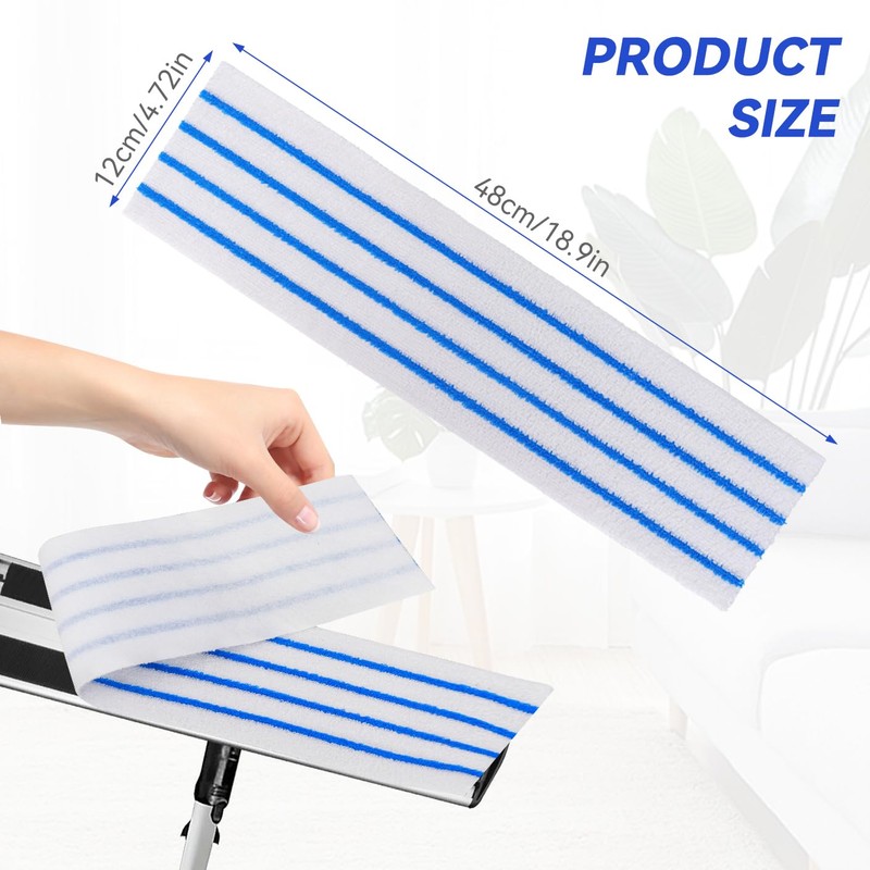 Replacement Disposable Microfiber Pad Fit for Rubbermaid Quick Connect Mop