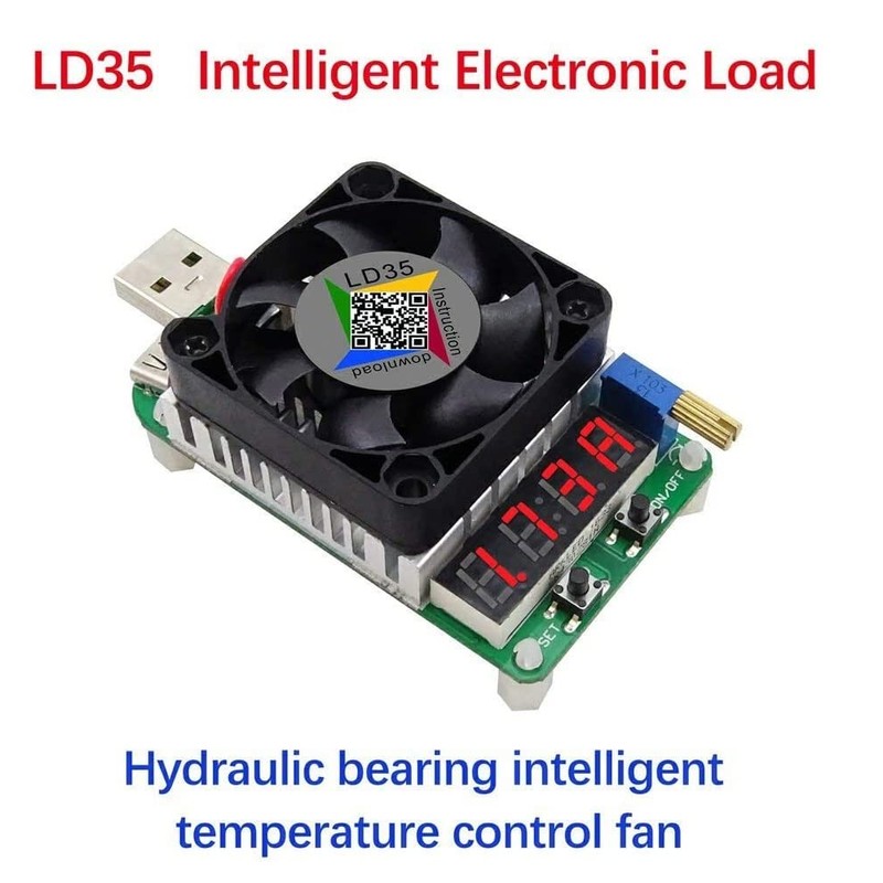 Fasizi USB Load Tester Electronic Load Tester Resistor Module 35W