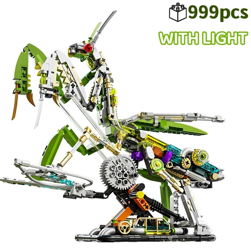 688-Piece Mechanical Animal Building Blocks for DIY Model Building –