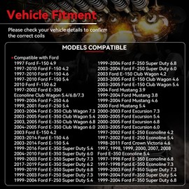 Set of 8 Ignition Coil DG508 & Spark Plug SP479 for Ford F150 F250 F350 E150 E250 E350 Expedition Mustang Lincoln Mercury Explorer 4.6L 5.4L (DG508 Ignition Coil & SP479)