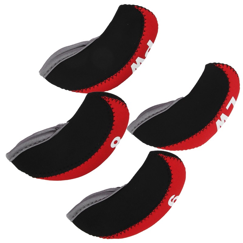 10Pcs/set Leather Golf Club Iron Head Covers Golf Putter Club