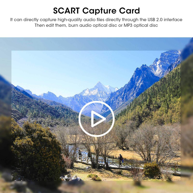 Socobeta Capture Card Professional USB2.0 Scart Capture Card Hd Video