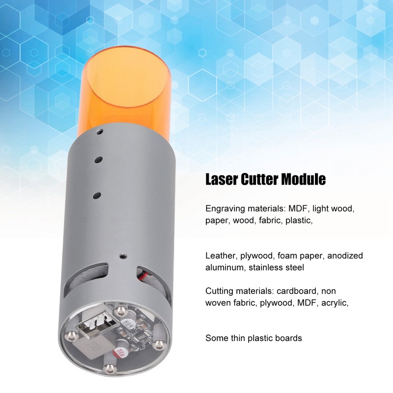 Laser Engraver Module Aluminum Alloy 450nm Engraving Module Head for