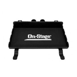 On-Stage DPT4000 Percussion Tray - Secure and Versatile Instrument Holder for Drummers and Musicians, Ensures Convenient Access to Gear, Soft Case Included for Easy Transportation