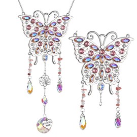 Butterflies wind chimes Step mum gifts Godmother gifts Mummy to be gifts Nan birthday gifts Mam birthday gifts Mom birthday gifts Gran birthday gifts Mum gifts from daughter I love you gifts for her