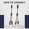 Cleqee Solar Connector Y Branch Parallel Adapter 1 Pair 1