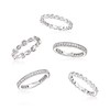Ross-Simons 2.50 ct. t.w. CZ Jewelry Set: 5 Eternity Bands