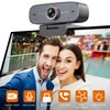 Angetube Webcam with Microphone, 1080P HD Streaming Web camera, 90°View