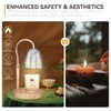 TOACSUCP Candle Warmer Lamp with 3 Bulbs, Adjustable Height Dimmable