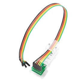 AZDelivery 6 Pin Programmer Electrical Tool I2C OLED Module Module Test Tool PCB Test Fixture 1 x 6P Gold-Plated Probe Used to Test Module Board Upload Code for Arduino