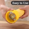 Effortless Plastic Corn Stripper - Durable Corn Cob Peeler with