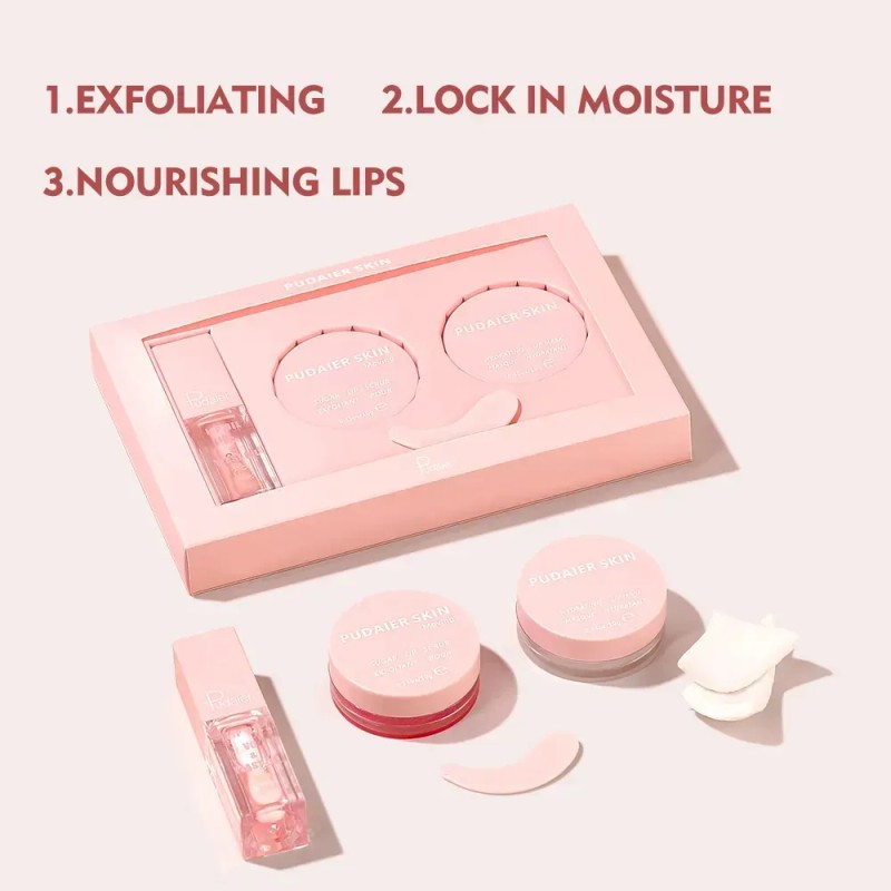 Set De Mascarillas Exfoliantes Pudaier Para El Cuidado De Lo