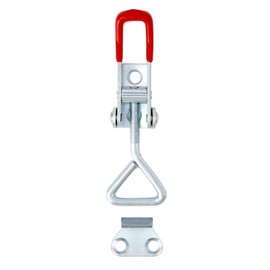 QWORK® 6 Pack Toggle Clamp Latch, 100Kg/220Lbs Holding Capacity, Toggle Latch, Quick Release Pull Latch, Quick Clamp, Adjustable Buckle