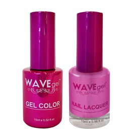 WAVEGEL Soak-Off Gel & Nail Lacquer Matching Duo Set - Princess Collection - #78 Francesca I 0.5 Oz