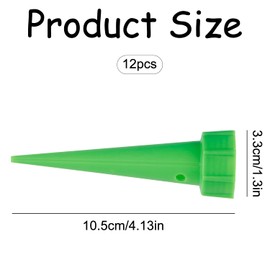 Luckious 12 PCS Automatic Watering Device - Timed Drip Irrigation System for Potted Plants - Effortless Watering Solution for Gardens and Flower Beds