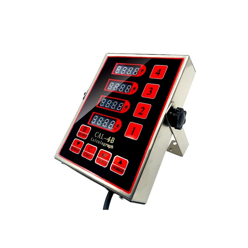 Li Bai 4 Channels Commercial Kitchen Timer Restaurant Timers Multi-Function