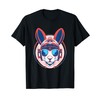 Electronic Music Lover Cyberpunk Rabbit DJ T-Shirt