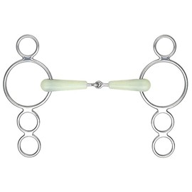 Shires Equikind Jointed 3 Ring Dutch Gag : 5"