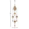 Deco 79 41420 Eclectic Mango Wood Windchime, LARGE SIZE, Brown