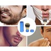 Men Portable Beard Brush Travel Facial Cleaning Foaming Shaving Brush