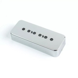 mLaval Guitar Parts Replacement P-90 p90 Soap-bar Pickup Cover 52mm ,Plastic Chrome Plated (1)