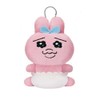 Pathetic Expressions, Bunny, Attached to Bag, Plush, Approx. 3.9 inches